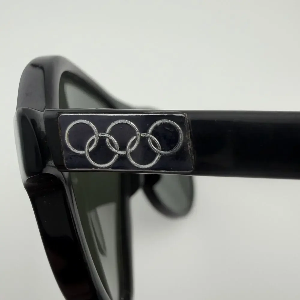 Vintage B&L Ray-Ban Vagabond Olympic Sunglasses Black USA Mirrored Lens Rare